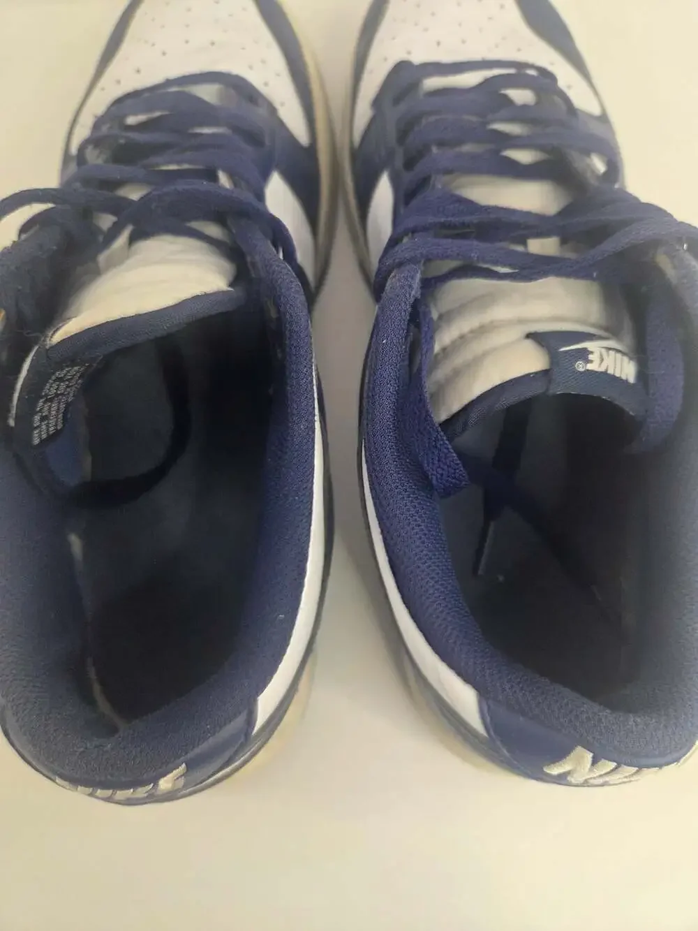 Nike Dunk Low Retro Size 12 Midnight Navy White Sneakers